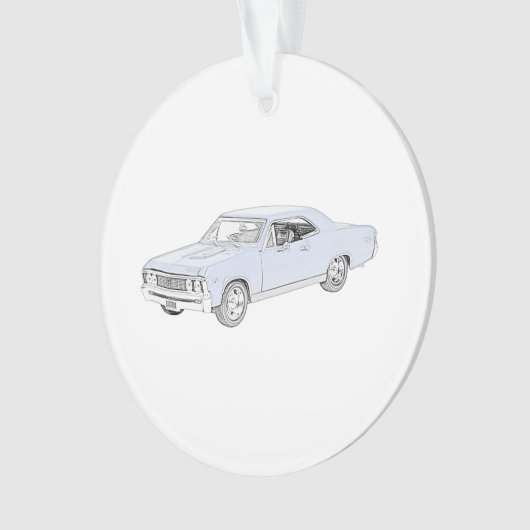 Chevy Chevelle 1967 Ornament (voorkant)