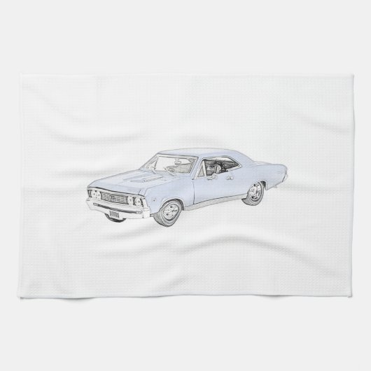 Chevy Chevelle 1967 Theedoek (Horizontaal)