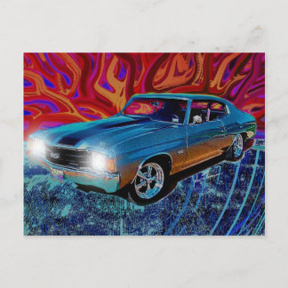 Chevy Chevelle Post Card Briefkaart