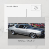 Chevy Chevelle SS 1970 Briefkaart (Voorkant / Achterkant)
