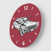 Chevy Chevelle SS 396 Illustration 1966 Grote Klok (Hoek)