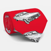 Chevy Chevelle SS 396 Illustration 1966 Stropdas (Opgerold)