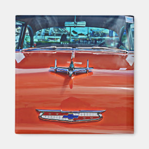 Chevy Chevrolet Tri-Five BelAir Hotrod Magnet