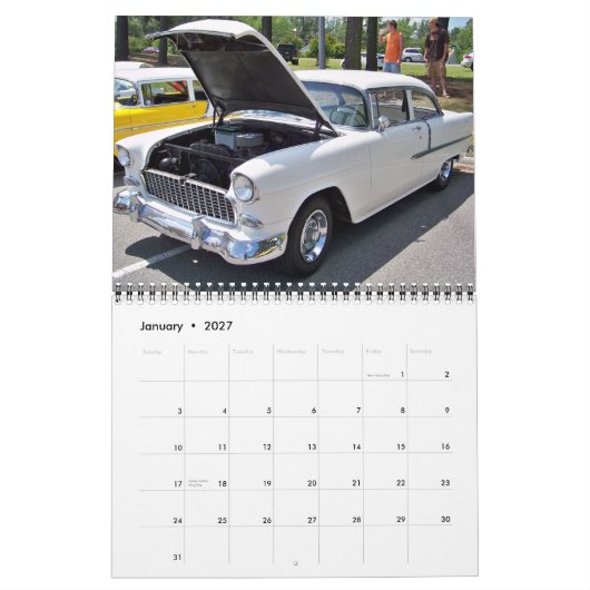 Chevy Classic Muscle Agenda 2011 Kalender (Jan 2027)