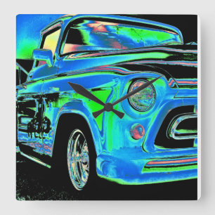 Chevy Clock Vierkante Klok