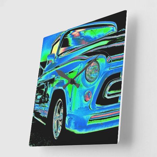 Chevy Clock Vierkante Klok (Hoek)