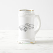 Chevy Corvette 1958 Bierpul (Voorkant rechts)