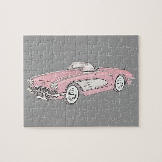 Chevy Corvette 1958 Legpuzzel (Horizontaal)