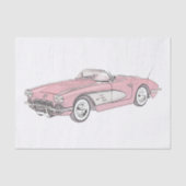 Chevy Corvette 1958 Tissuepapier (Voorkant)
