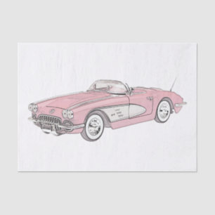Chevy Corvette 1958 Tissuepapier