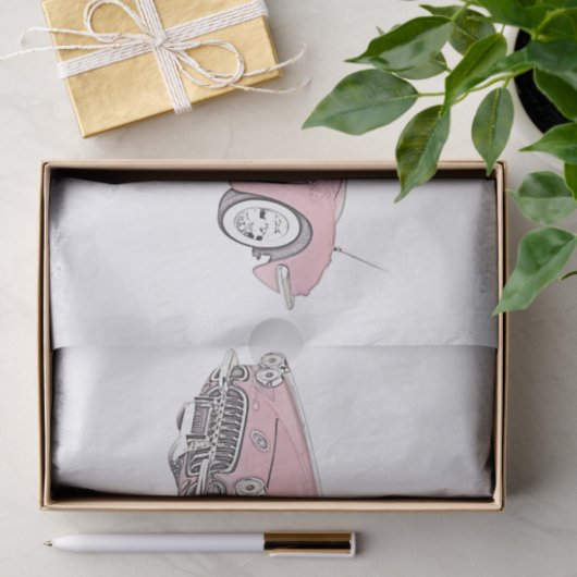 Chevy Corvette 1958 Tissuepapier (Geschenk)