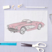 Chevy Corvette 1958 Tissuepapier (Craft)