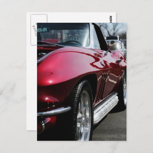 Chevy Corvette 1965 Briefkaart (Voorkant / Achterkant)