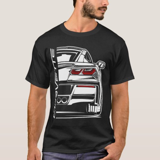 Chevy Corvette C7 T-shirt (Voorkant)