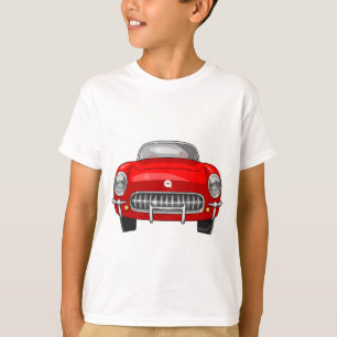 Chevy Corvette Front Uitzicht 1955 T-shirt