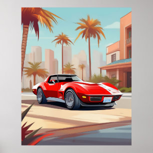 Chevy Corvette Poster