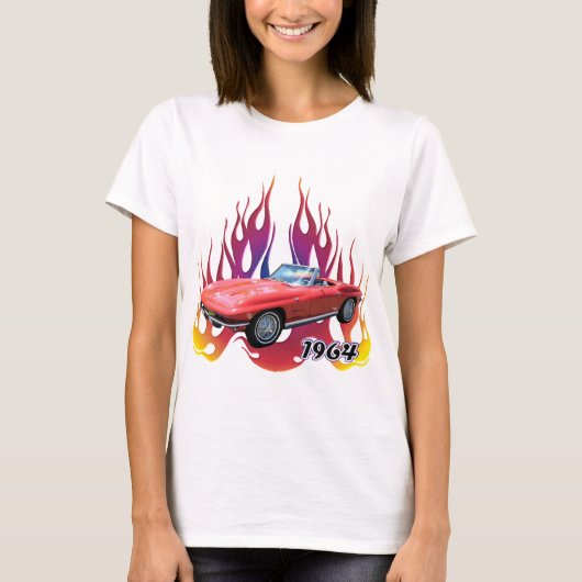 Chevy Corvette Stingray 1964 T-shirt (Voorkant)