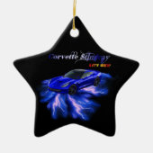 Chevy: Corvette Stingray 2013 Keramisch Ornament (Voorkant)