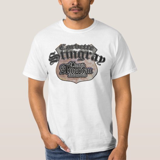 Chevy Corvette Stingray Classic - Faded Hues T-shirt (Voorkant)