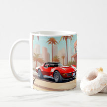 Chevy Corvette Stingray Koffie Mok