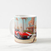 Chevy Corvette Stingray Koffie Mok (Voorkant links)