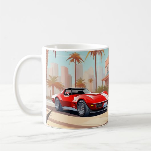 Chevy Corvette Stingray Koffie Mok (Links)