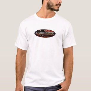Chevy Corvette Stingray - Oval vlag Embleem Klassi T-shirt