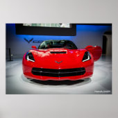 Chevy Corvette Stingray Poster (Voorkant)