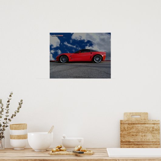 Chevy Corvette ZR1 Poster (Keuken)