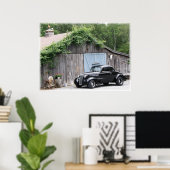 Chevy Coupe 1937 Poster (Thuiskantoor)