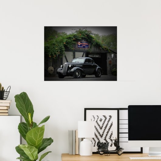 Chevy Coupe 1937 Poster (Thuiskantoor)