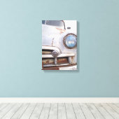 Chevy Coupe Deluxe Canvas 1949 Afdruk (Insitu (Houten vloer))