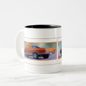 CHEVY EL CAMINO COFFEE CUP TWEEKLEURIGE KOFFIEMOK (Voorkant links)
