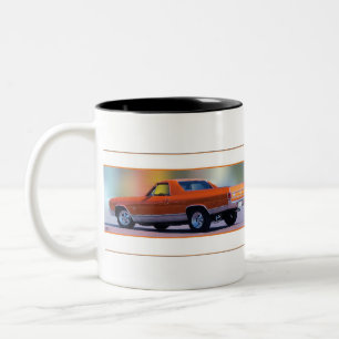 CHEVY EL CAMINO COFFEE CUP TWEEKLEURIGE KOFFIEMOK