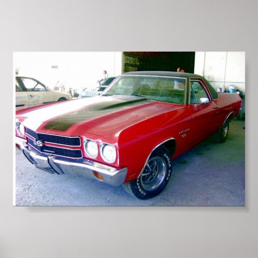 Chevy El Camino SS 396 1970 Poster (Voorkant)