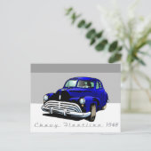 Chevy Fleetline 1948 Briefkaart (Staand voorkant)