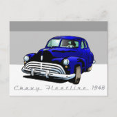 Chevy Fleetline 1948 Briefkaart (Voorkant)