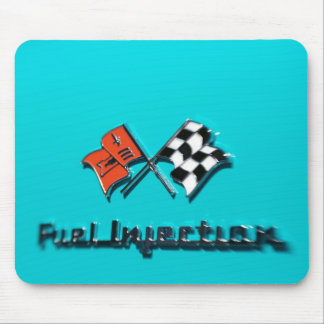 Chevy Fuel Injection Badge Mousepad Muismat
