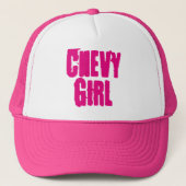 Chevy Girl Trucker Hat Trucker Pet (Voorkant)
