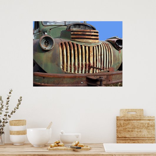 Chevy Grille, Gold Hill Poster (Keuken)