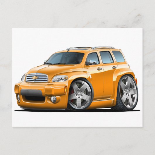 Chevy HHR Oranje Truck Briefkaart (Voorkant)