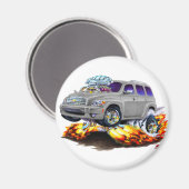 Chevy HHR Silver Truck Magneet (Voorkant / Achterkant)