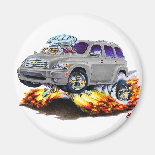 Chevy HHR Silver Truck Magneet (Voorkant)