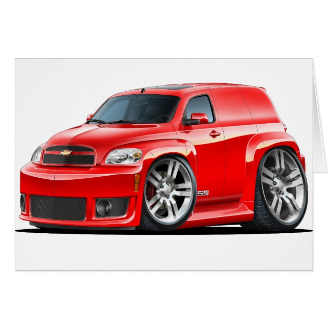 Chevy HHR SS Red Panel Truck (Voorkant Horizontaal)