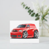 Chevy HHR SS Red Panel Truck Briefkaart (Staand voorkant)