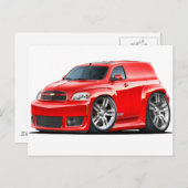 Chevy HHR SS Red Panel Truck Briefkaart (Voorkant / Achterkant)