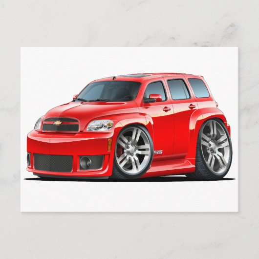 Chevy HHR SS Red Truck Briefkaart (Voorkant)