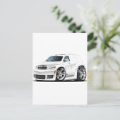 Chevy HHR SS White Panel Truck Briefkaart (Staand voorkant)