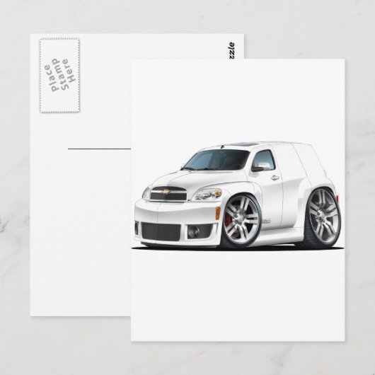 Chevy HHR SS White Panel Truck Briefkaart (Voorkant / Achterkant)