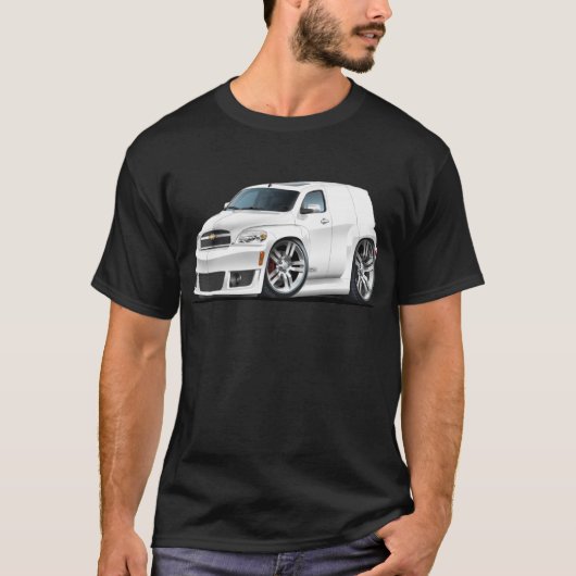 Chevy HHR SS White Panel Truck T-shirt (Voorkant)